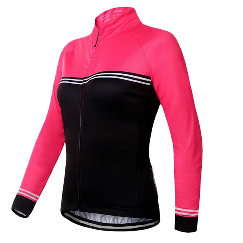 Bicycle Jacket for Women, Long Sleeve Jersey, Bike Shirt, Road Cycling Top, Sweater Wear, Bikestyle Coat, Elegance Rider Clothes