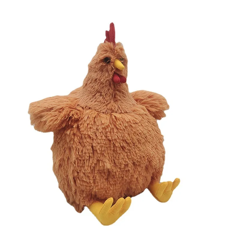 

23cm Cecil Simulation Chicken Plush Toy Cute Jellycats Chicken Plushie Dolls Soft Stuffed Animals Model Toys Home Decor For Gift