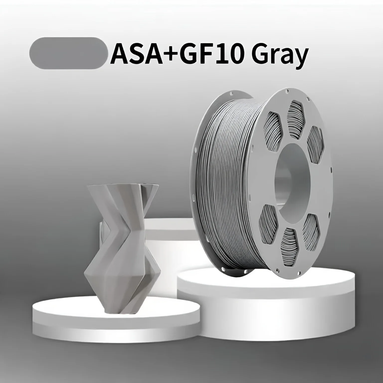 Filament ASA GF 1KG 1,75mm wzmocniony włóknem szklanym, odporny na wysokie temperatury, materiały do druku 3D, bez odkształceń, bez zatorów. — zdjęcie produktu 3