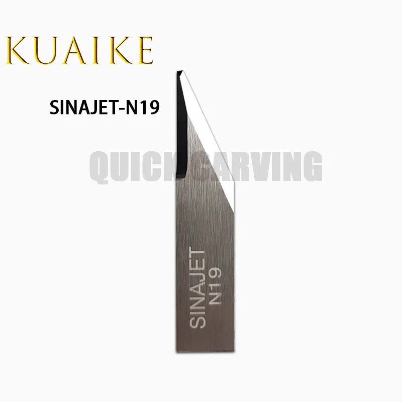 Imagem -03 - Sinajet Cortador Faca Oscilante Lâminas de Roteador Y10 Y17 Y24 Y33 N19 N1705 D03 Lâmina de Perfuração Sinajet 10 Pcs