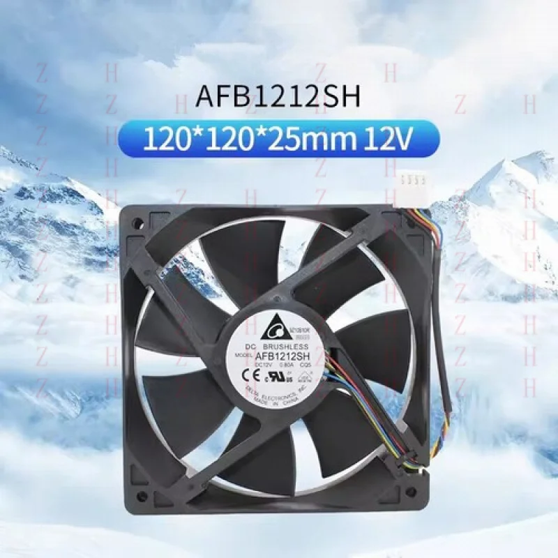 

XXZ для Delta AFB1212SH 12 В 0,80 А 12025 12 см 4-контактный ШИМ-контроль скорости шаровой вентилятор