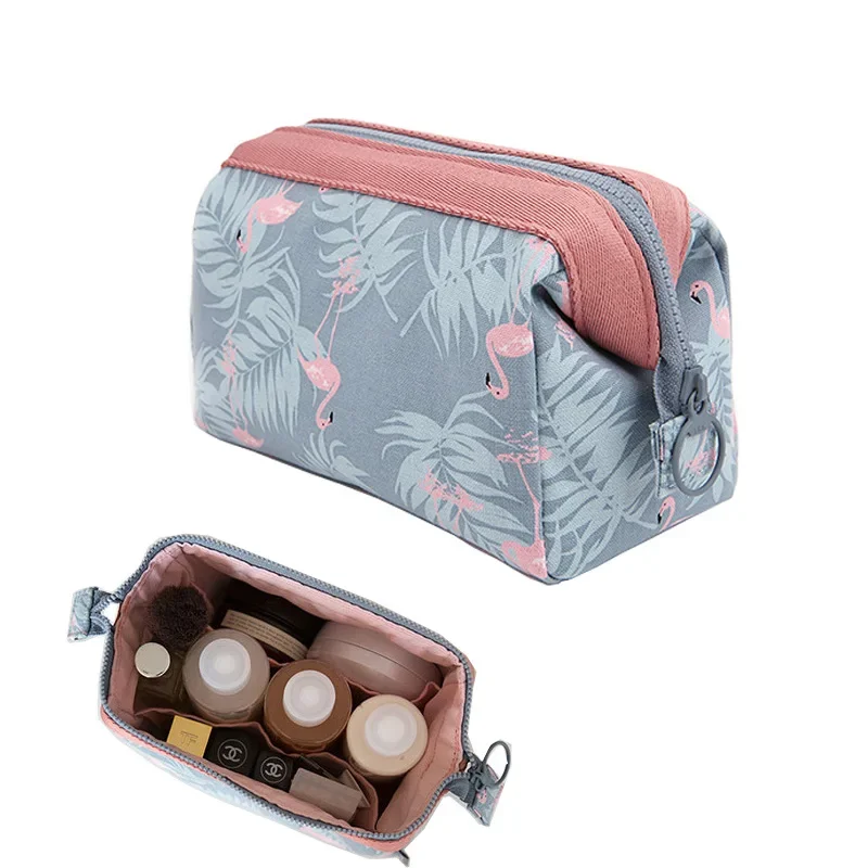 

Multifunctional Fashion Cosmetic Bag Women Waterproof Flamingo Makeup Bags Travel Organizer Toiletry Kits Portable Makeup Bags