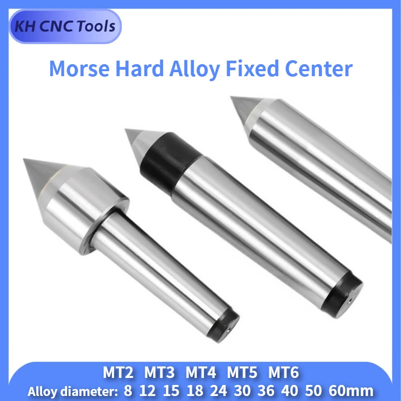 

MT1 MT2 MT3 MT4 MT5 MT6 Morse Hard Alloy Fixed Center Lathe Tailstock Thimble CNC Tool Carbide Tip Die Thimble Fixed Top