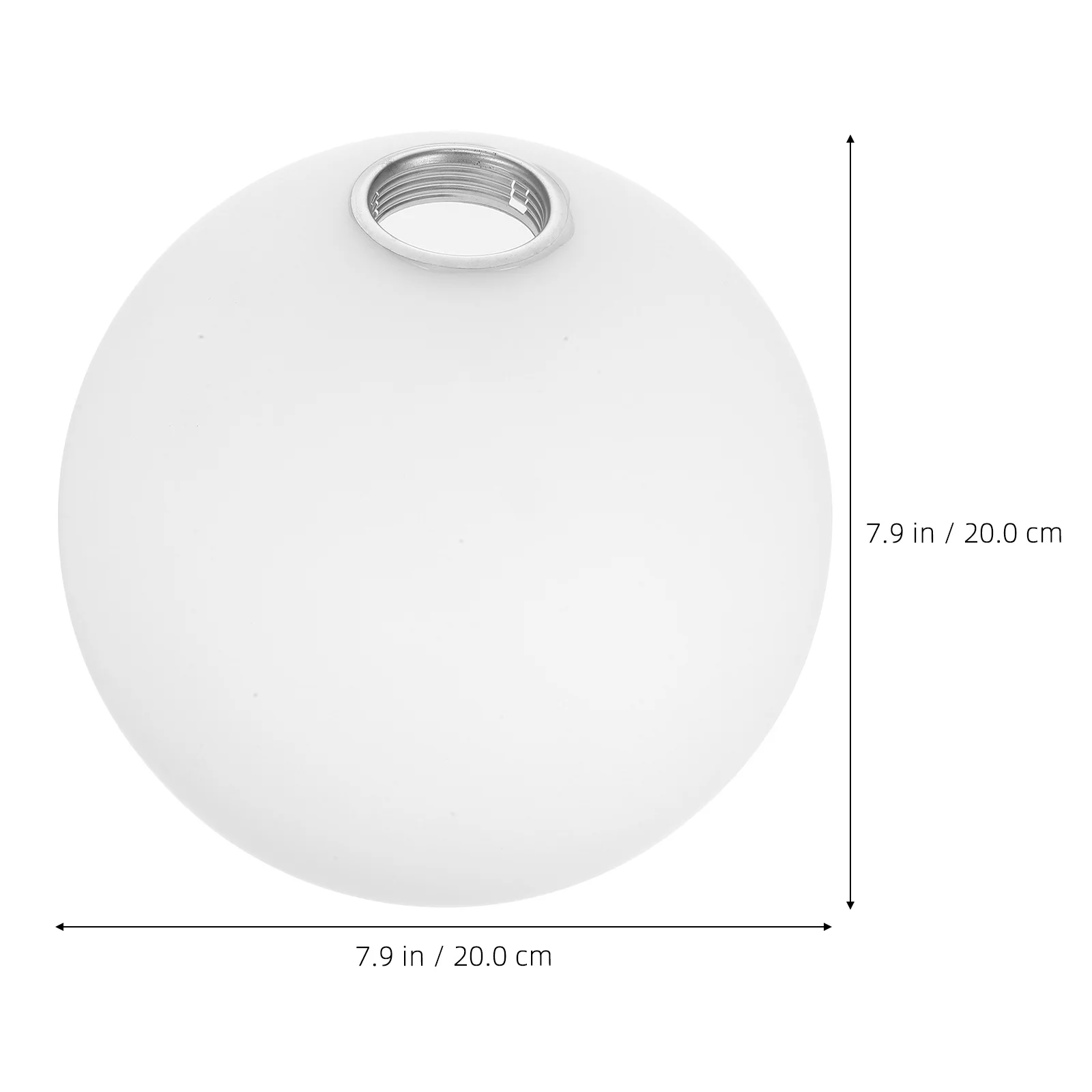 โคมไฟแก้วสีขาวขุ่นทรงกลมสำหรับหลอดไฟ E27 ป้องกันแสงจ้า เหมาะสำหรับตกแต่งภายในบ้านสไตล์โมเดิร์น