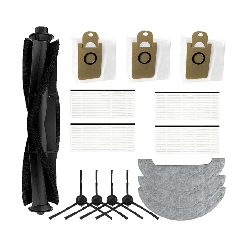 Replacement Accessories Set for IHome AutoVac Nova/Halo, AIRROBO T10+ Ultenic T10, Laresar L6 Pro