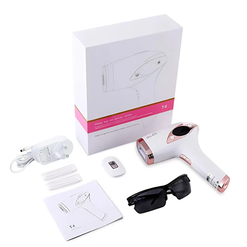 جهاز إزالة الشعر بالليزر T4 بضغط الثلج من ميلسيا زهري