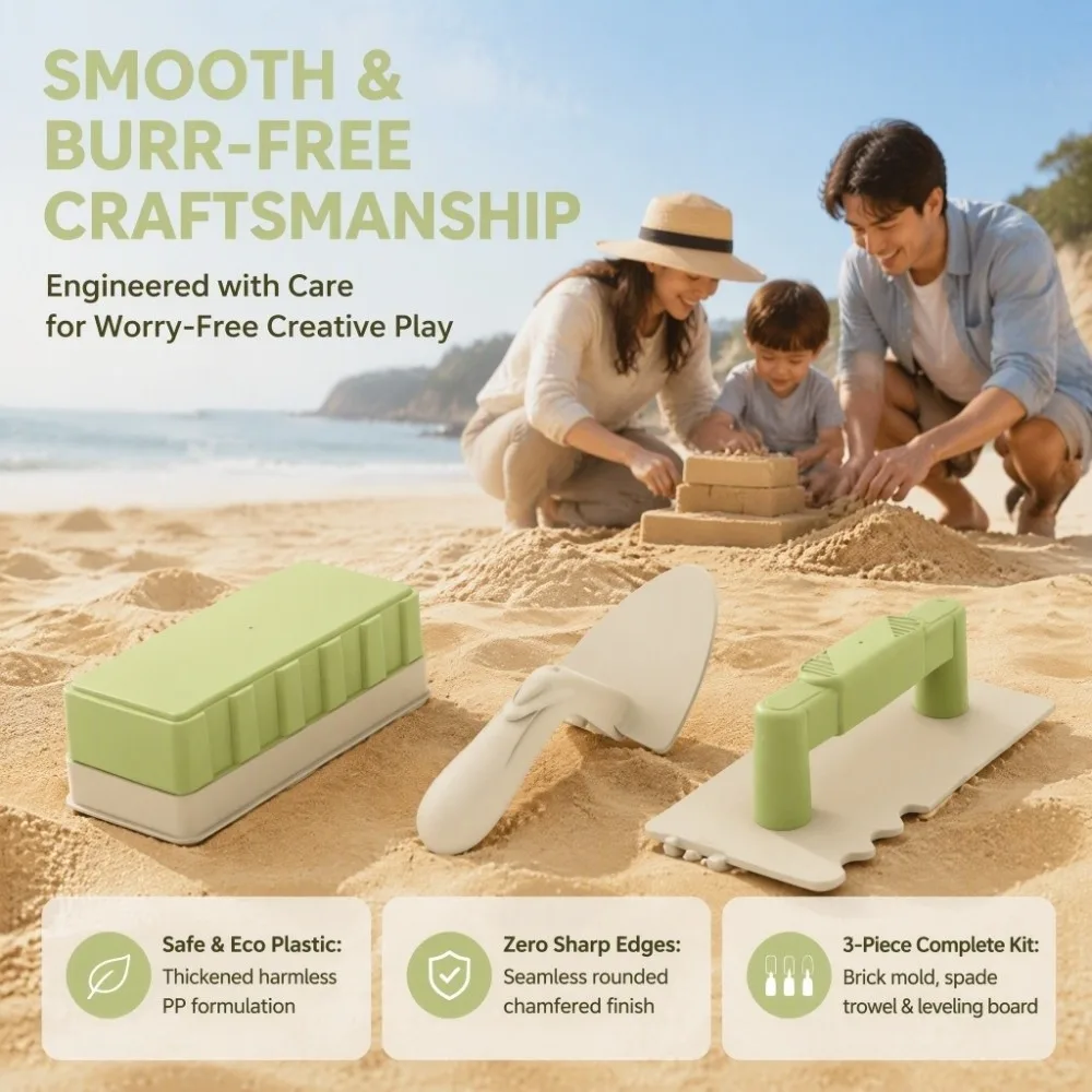 3pcs Walls Molds Tool Digging Shovel Digging Tool Shovel Sandbox Beach Tool Set Castle Building Kids Sands Tool Outdoor