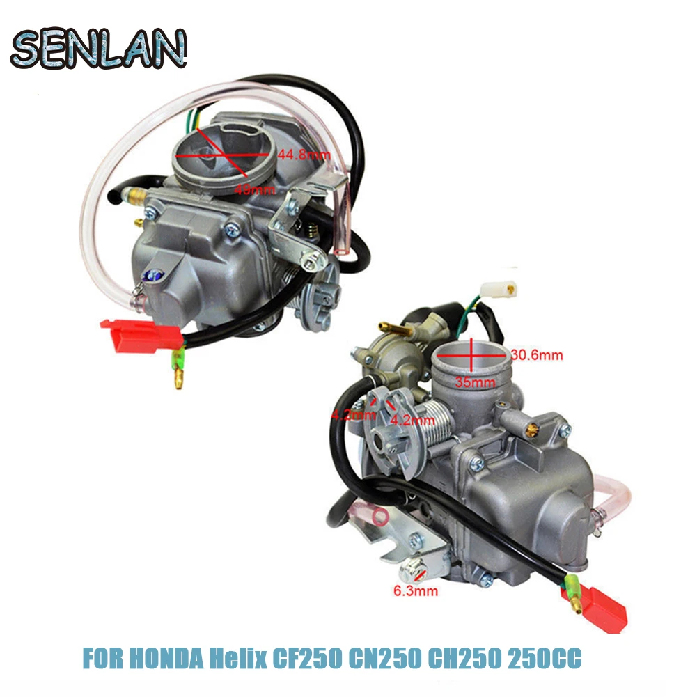 Carburetor For Honda Helix CN 250 CN250 Scooter Carb Assembly 1986-2008 Carburetor