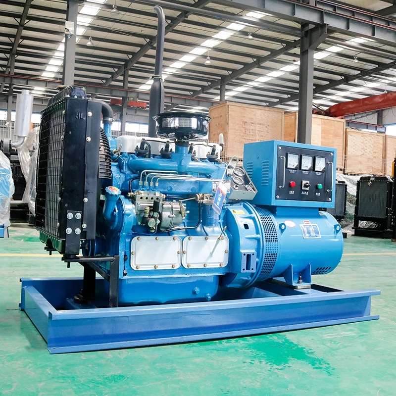 Factory wholesale diesel generator set emergency power genset silent engine unit for home factory hospital mine generator set