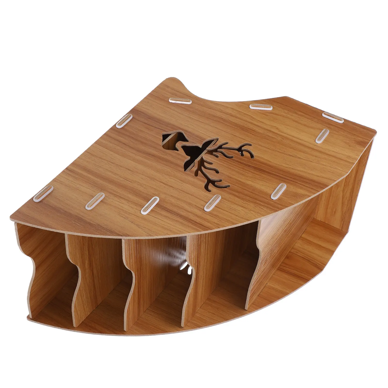 

Wood Desktop Organizer Shelf Multi-Tier File Holder Office Desk Storage Mail Paper Document Holder Workspace Organizer