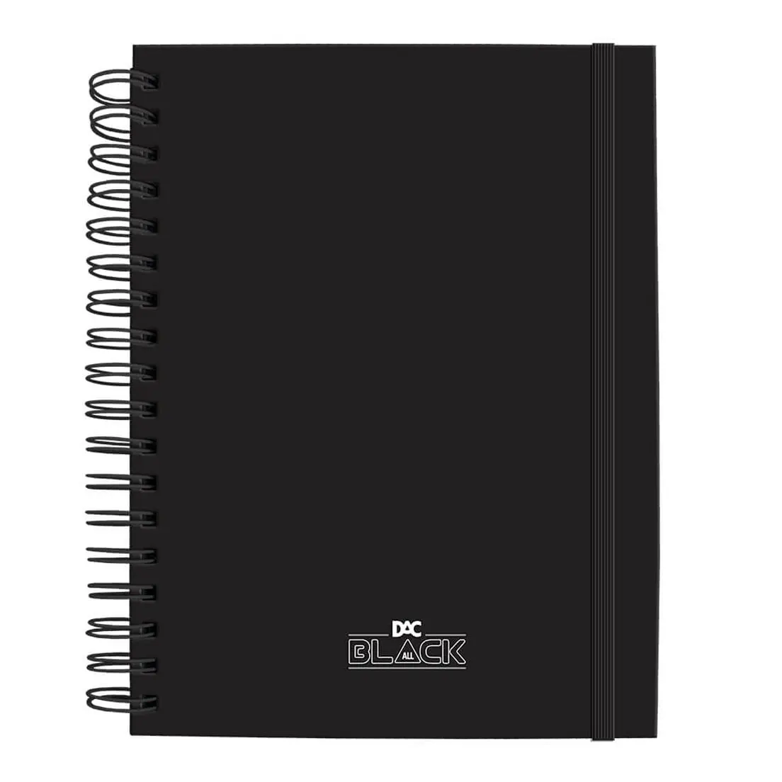 Caderno Smart Universitario 10 Materias Sistema Inteligente with Folhas Tira and Põe Rosa All Black