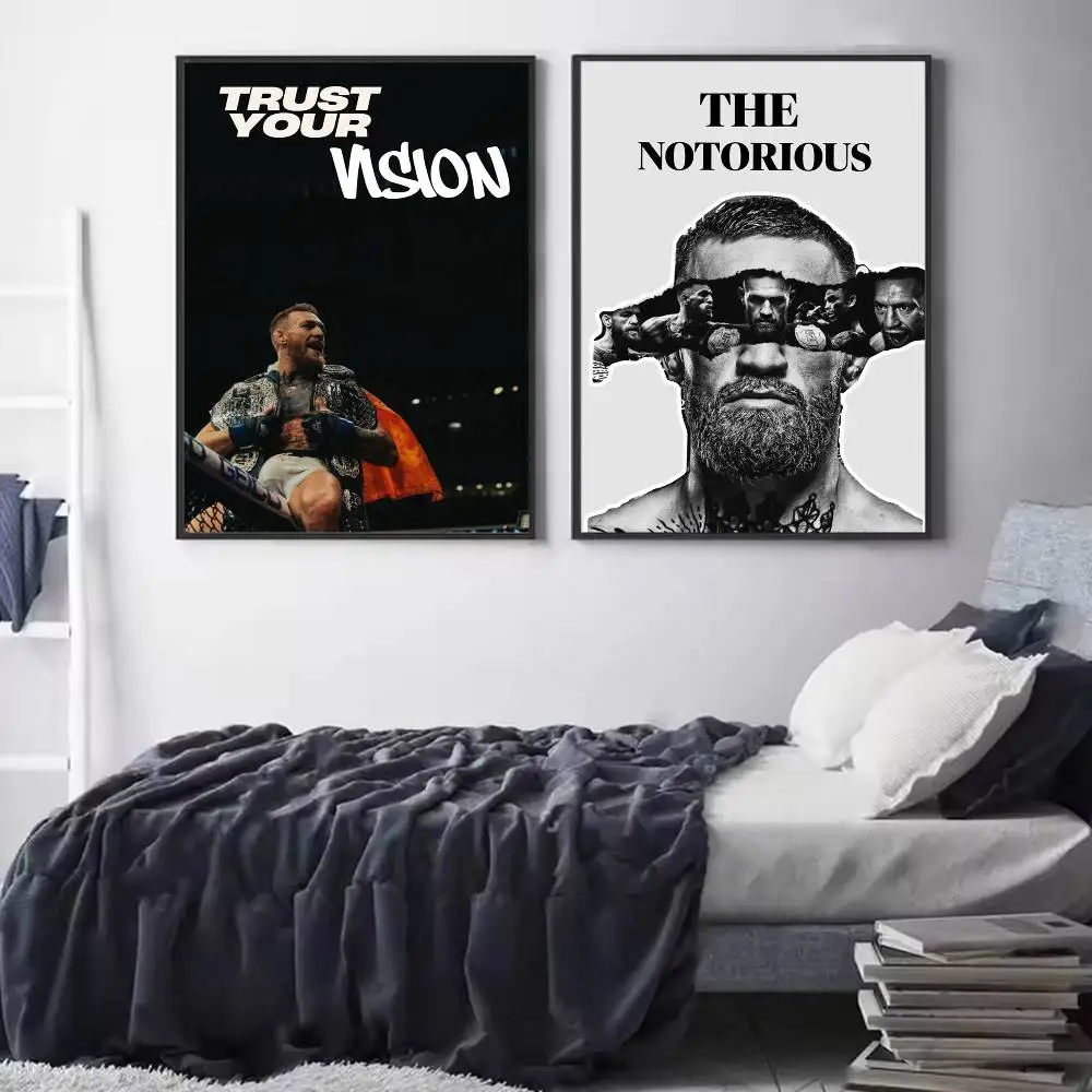 C-Conor M-McGregor Belt 2026 Poster HD Quality Wall Art Retro Posters For Home Room Wall Decor Self Adhesive