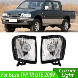 For Isuzu TFR TR UTE 2009 LED Car Front Bumper Corner Light Turn Signal Light Front Fog Light Marker Light Fog Lamp Corner Lamp