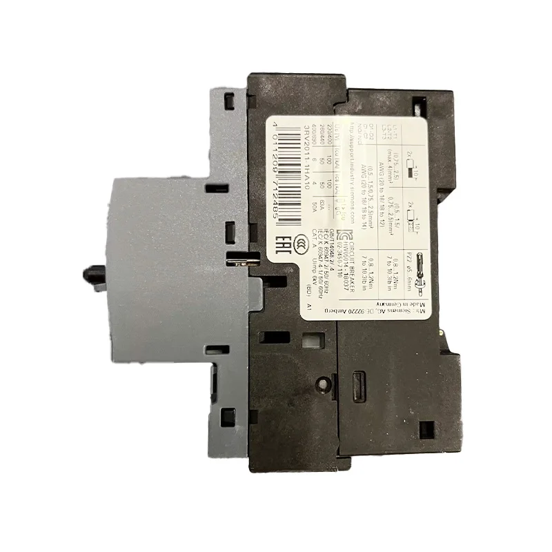 3RV2011-1HA10 Motor Trip Breaker S00 Size Din Rail Cabinet Distribution Box