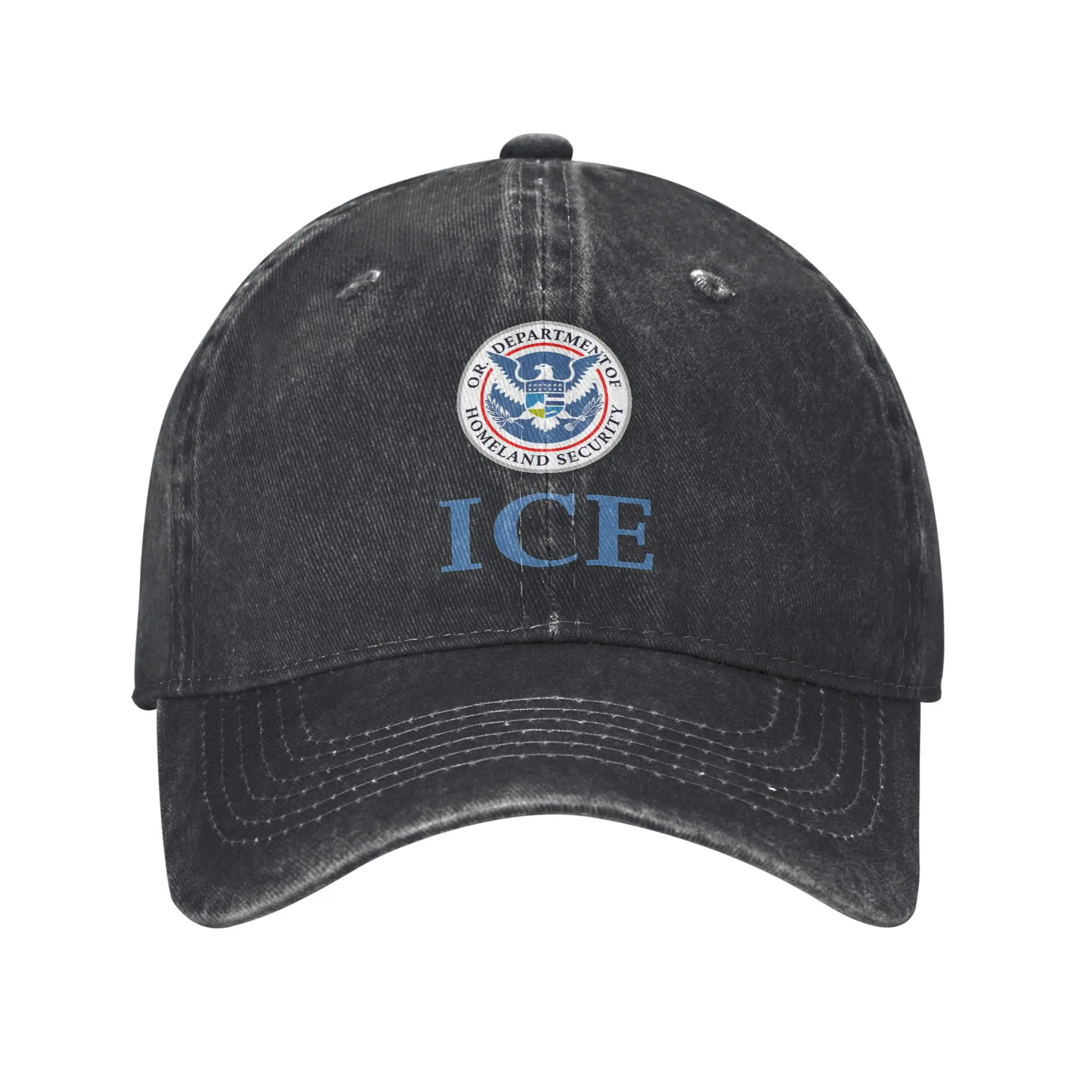 Baseball Cap Immigration And Customs Enforcement ICE Summer Fashion Men Women Design Running Hippie Breathable Snapback Cap