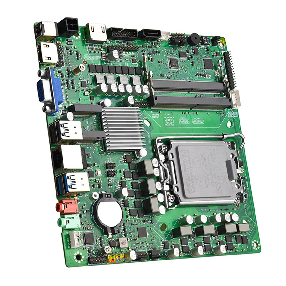 Abjz h610 itx placa-mãe LGA-1700 udimm ddr4 memória 64g sata3.0 display triplo computador placa-mãe suporte 12-13th cpu