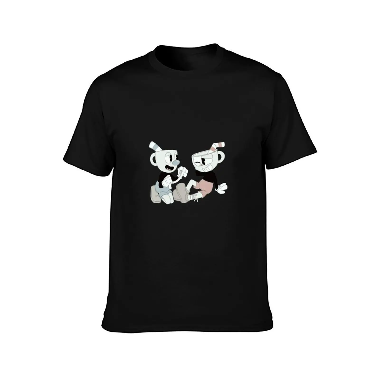 Cuphead and Mugman T-Shirt Work Wear Lightweight Tee T-Shirt