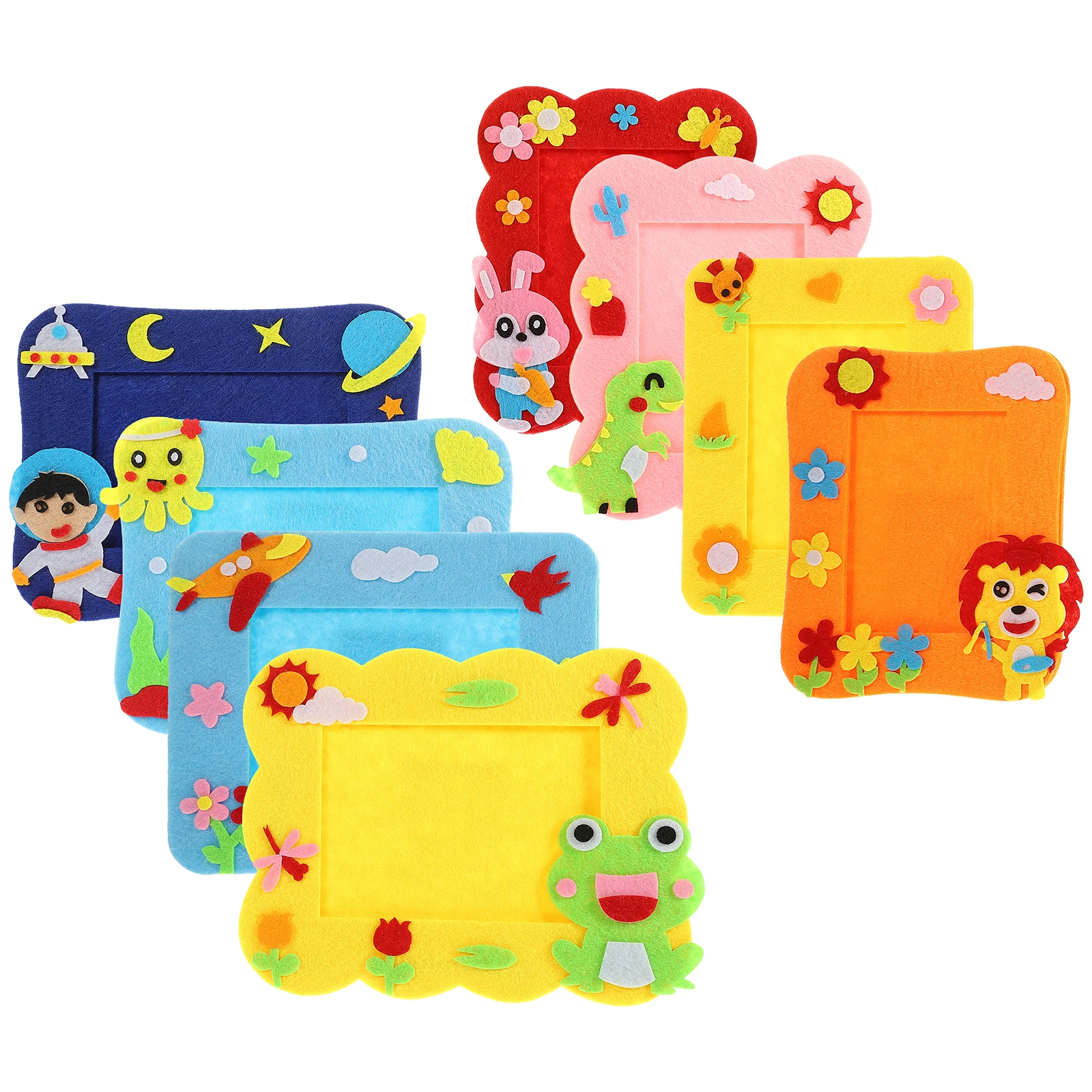 طقم إطار صور DIY مكون من 12 قطعة، حامل صور سطح المكتب الإبداعي، ديكور منزلي بنمط مختلط، إطار صور يدوية الصنع #4