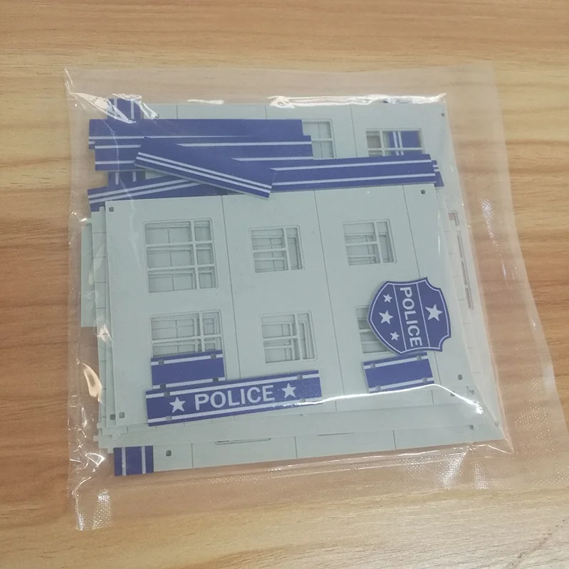 1:87 HO Scale Outland Police Office Staion Government Building Morden Modell für Heimwerker