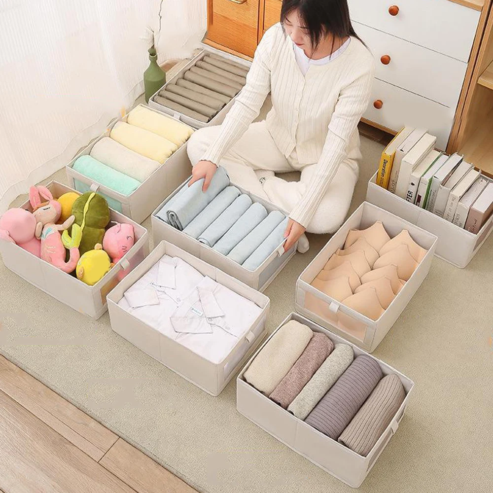 Wardrobe Storage Organizers Storage Box Drawer Closet Organizers Socks Storage Box Cabinet Drawer Underwear Bra Organizer