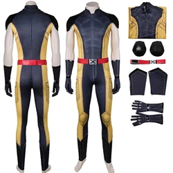 Death Black Suit Cosplay Wolverine Cosplay Logan Cosplay Fantasia Costume Disguise For Men Adult Halloween Carnival Party Suit