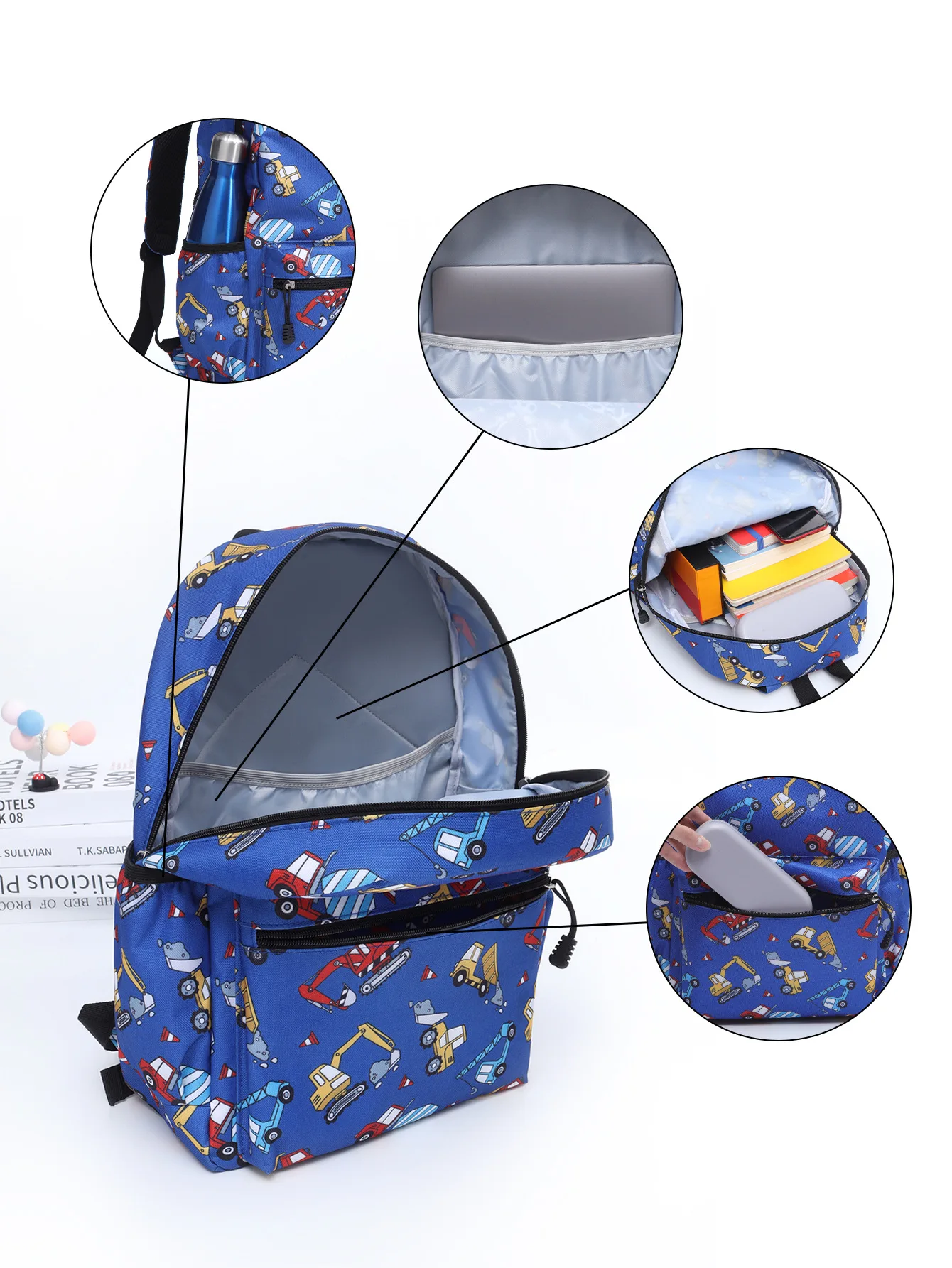 Football Print School Bags For Boy Kids Cute Printing School Backpack 3pcs/set Children Schoolbags Fashion Boys Backpack Satchel