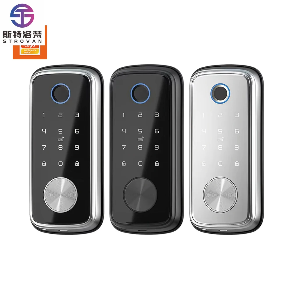 

STLF Smart Door Lock Keyless Fingerprint Padlock Safety Biometric Digital Finger Print Electronic Pad Locks