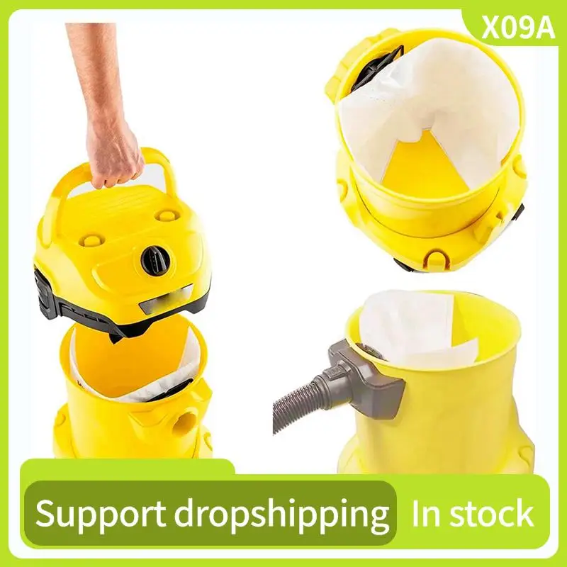 

X09A, 2 комплекта мешков для пылесоса, фильтр, подходит для Karcher KFI 357 KFI357 KA 40, мешок для Karcher 2.863-314.0WD2 Plus WD3