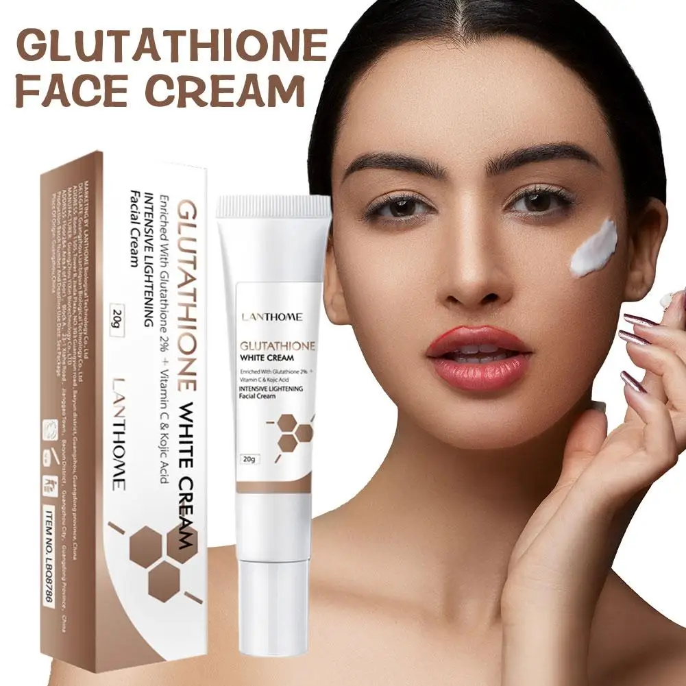 Lanthome Dark Spots Corrector Glutathion Haut Bleaching Creme Feuchtigkeitsspendende Aufhellen Straffen Reparatur Beschädigte Haut Für Gesicht Ca D0R6