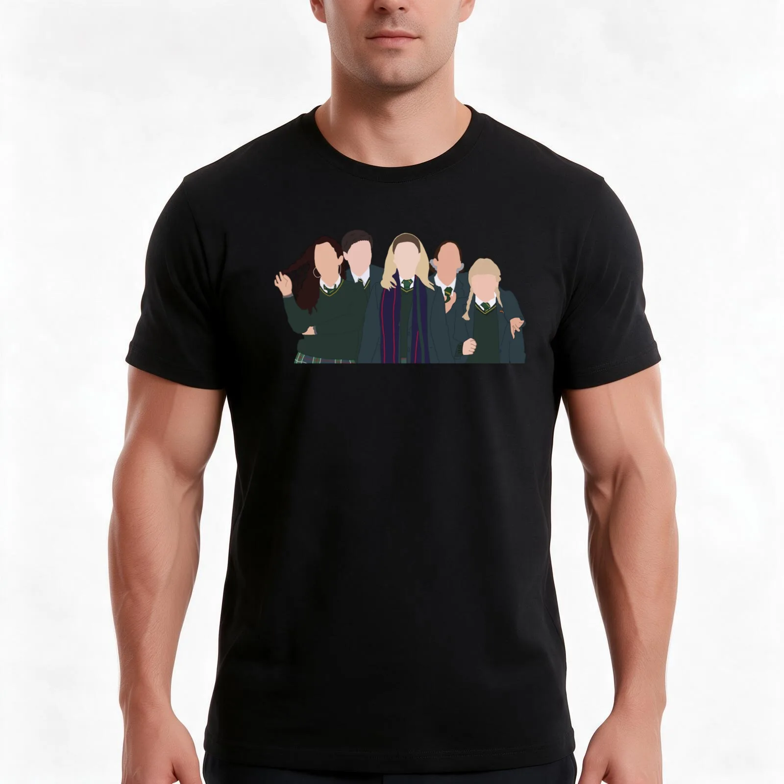 Nicola Coughlan Saoirse-Monica Jackson Dylan Llewellyn Louisa Harland Jamie-Lee O_Donnell T-Shirt, Summer Casual Cotton Tee