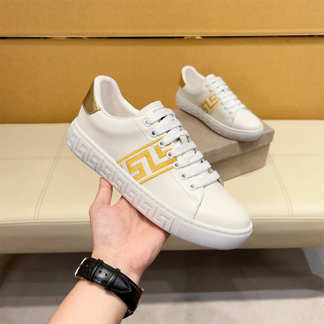 

V модные роскошные кроссовки дышащая легкая противоскользящая дизайнерская повседневная обувь прочная обувь для папы деловая кожаная обувь унисекс