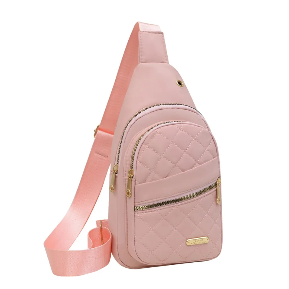 Modische, mehrschichtige, gesteppte Umhängetasche für Damen, Oxford-Stoff, einfarbig, lässige Schultertasche, große Kapazität, Brusttasche, ideal für Outdoor-Aktivitäten und Reisen. – Detail 8
