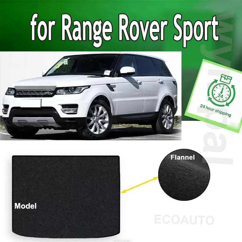 

Коврики для багажника TREADFIT для Range Rover Sport 2014-2017, подкладка для багажного отсека, напольные коврики для багажника.