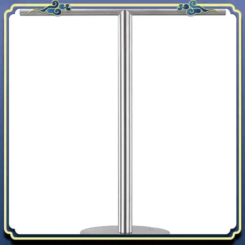 

A56P-стойкая вешалка для полотенец с матовой отделкой, прочное основание, Т-образная подставка для полотенец для рук из нержавеющей стали для ванной комнаты, кухни.