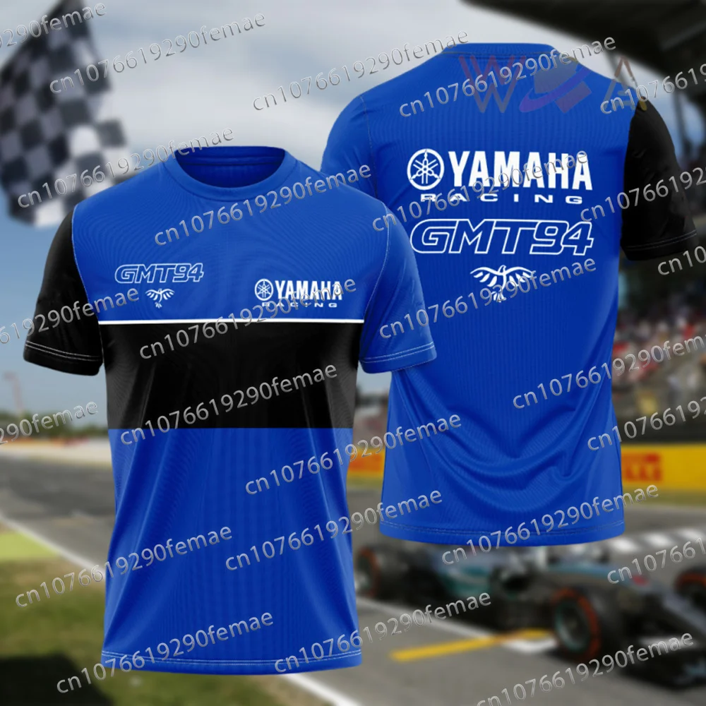 Latest Motorcycle Racing GP Competition Yamaha Team Uniform T-shirt Daily Casual And Comfortable Men's Top