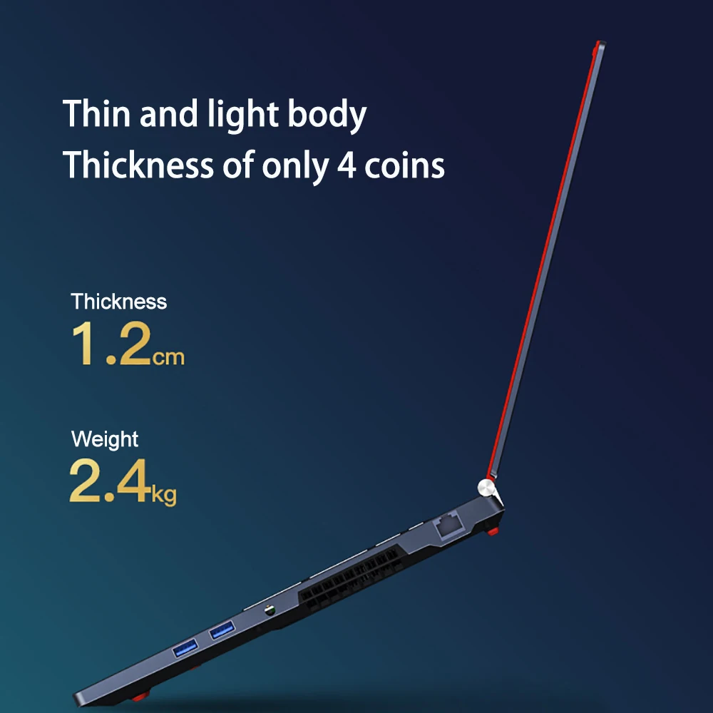 Notebook da gioco portatile da 16,1 pollici RTX4050 6G Intel Core i9-13900HK Windows11 RAM Max 64 GB 2 TB SSD DDR5 2 * M.2 WiFi Notebook da ufficio