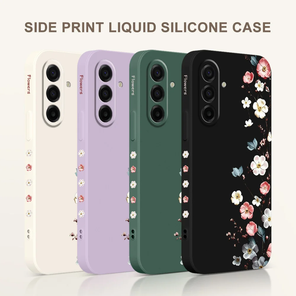 Blumenmuster-Handyhülle für Samsung Galaxy A57 A37 A27 A17 A56 A36 A26 A16 A06 A55 A35 A25 A15 A05 A54 A34 A24 A14 – Detail 1