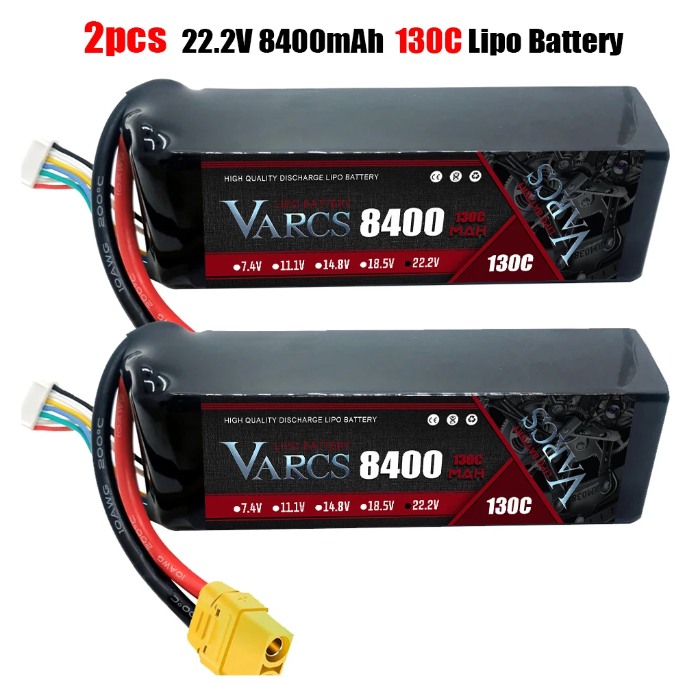 

VARCS Lipo 7,4 V 7,6 V 11,4 V 22,8 V 11,1 V 15,2 V 14,8 V 2S 3S 4S 6S 22,2 Mah 5200Mah 6300mAh 6500mAh 6200mAh 6750mAh 8000mAh 7000Mah