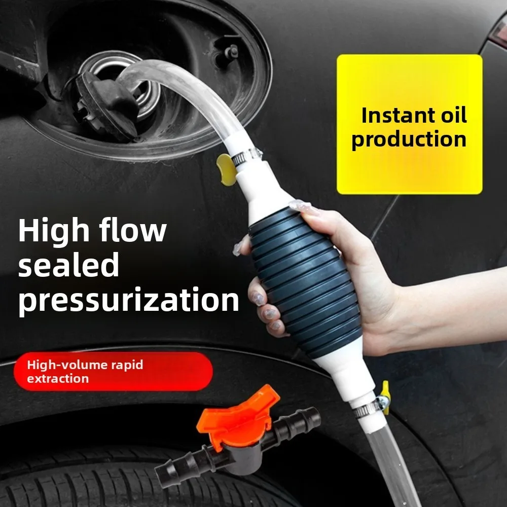 5 Second Oil Output Oil Extractor Manual Gasoline Oil Absorber Hand Fuel Pump Transfer Fuel Pump Petrol Diesel Pump Syphon Fuel