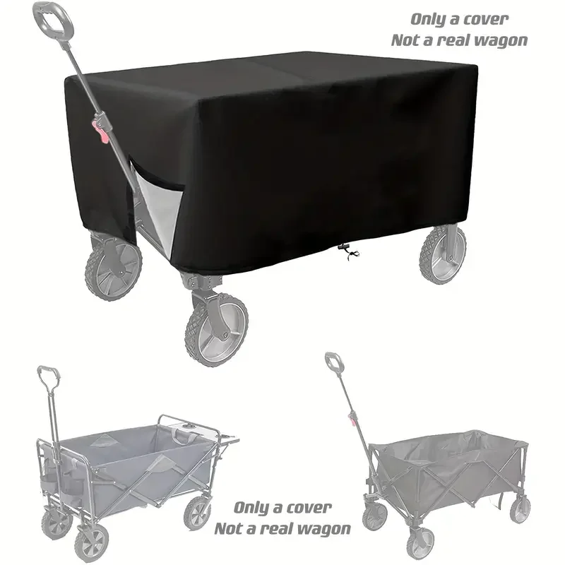 Cubierta impermeable para carrito de acampada, carro plegable para acampar al aire libre, viaje, Picnic, cubierta a prueba de lluvia y polvo, 1 ud.