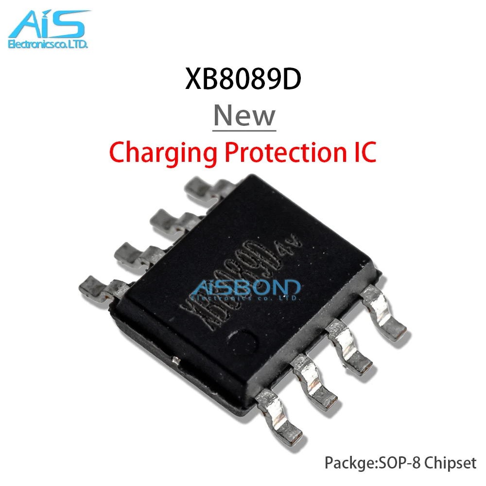 10Pcs/Lot XB8886A XB8887A XB8089D XB8089G XB8789D 8608AJ 8608A SOP8 Integrated Single Lithium Battery Charging Protection IC