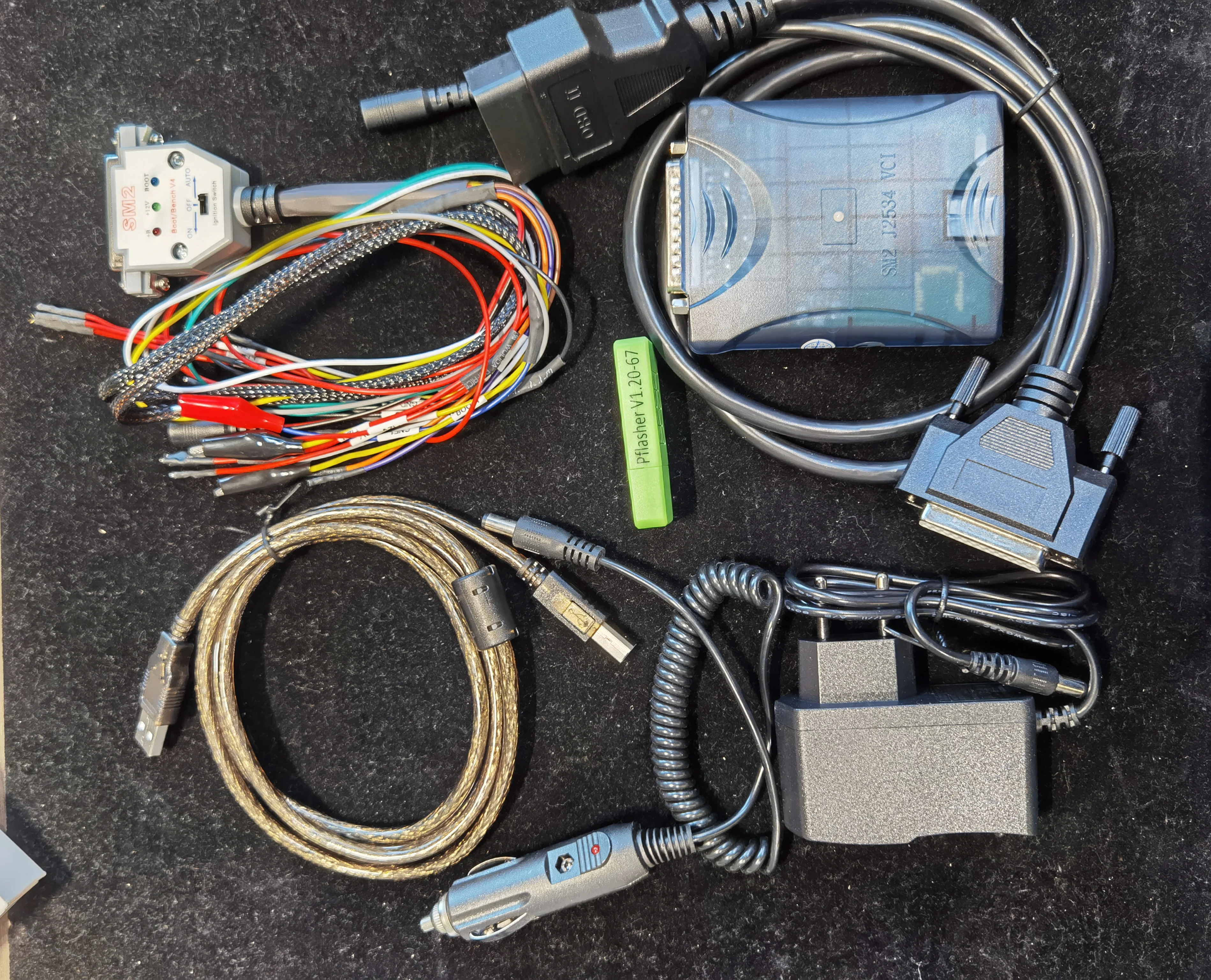 NewBluetooth SM 2 PRO J2534 Adapter (SM 2 PRO 32 version supports PCMflash, Bluetooth)