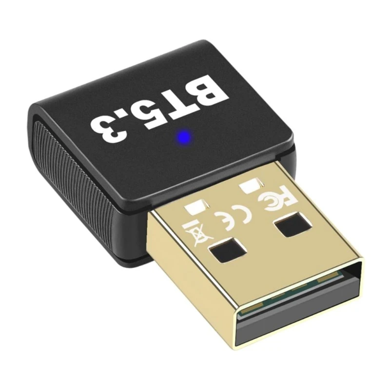 PC 컴퓨터 노트북 오디오용 USB 동글 수신기 Bluetooth5.3 호환 어댑터
