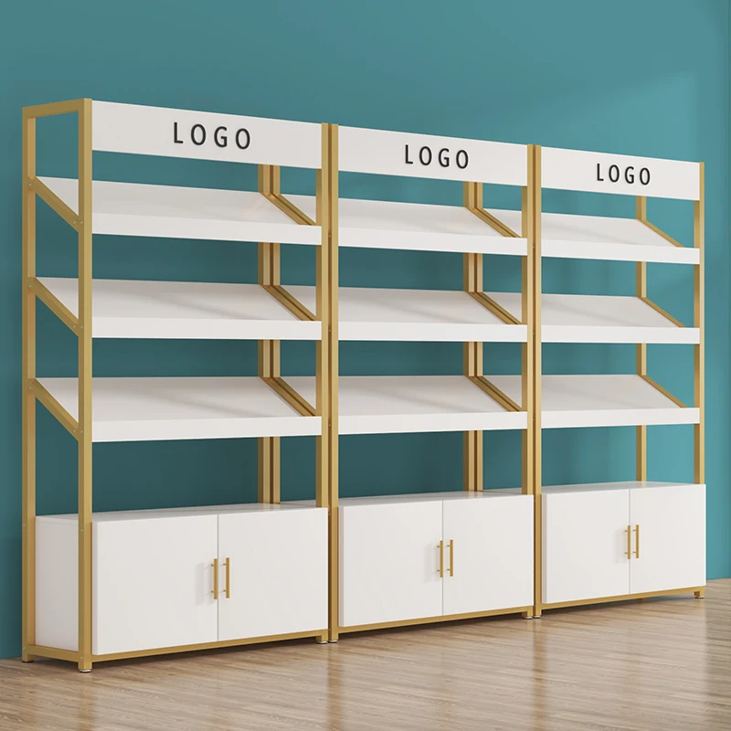 

Customized Beveled Display Rack Shoe Store Gift Sample Shelf Multi-layer Company Newspaper Rack Supermarket Shelf