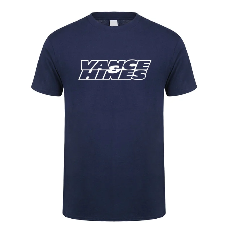 Vance and Hines T Shirt Summer Men Cotton Short Sleeve Vance and Hines Motorcycle Racing T-shirts Gift Tops Tee LH-522