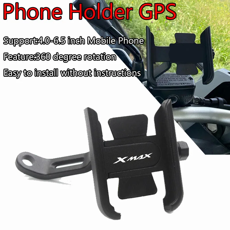 Fit For Xmax300 Xmax400 Xmax125 Xmax250 Motorcycle Accessories Handlebar Mobile Phone Holder GPS Stand Bracket Xmax 300 400