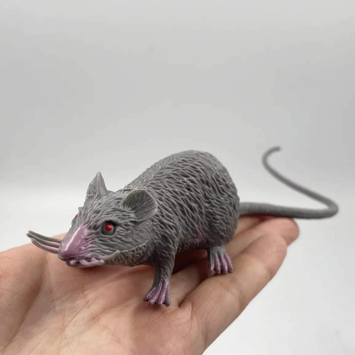 1Pcs Fake Small Rat Novelty Funny Toys Lifelike Mouse Model Prop Scary Trick Prank Toy Horror Halloween Party Decor Practical