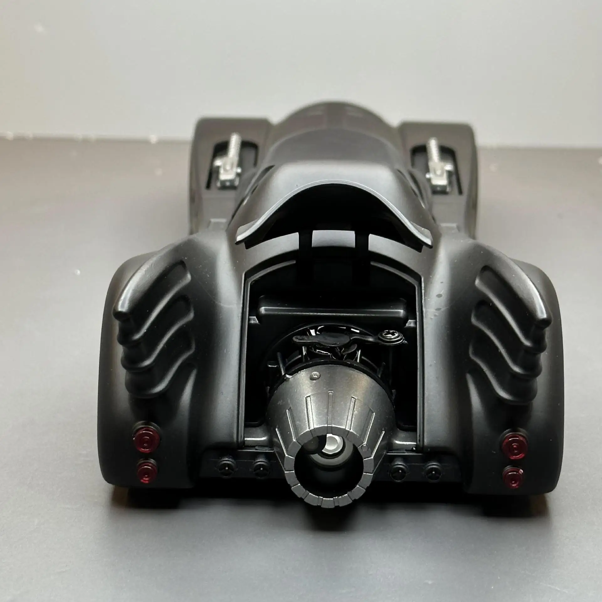 Marvel DC Anime Batman The Dark Knigh alloy Car model Batmobile With spray acousto-optic Pendant decoration Collectible Toy gift