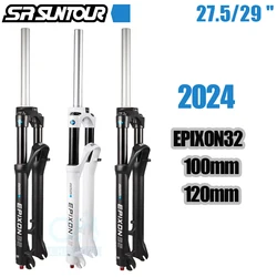 SR SUNTOUR EPIXON Original 2024 model  MTB Mountain Bike Front Fork 27.5/29inch Stroke 100/120mm air suspension front fork