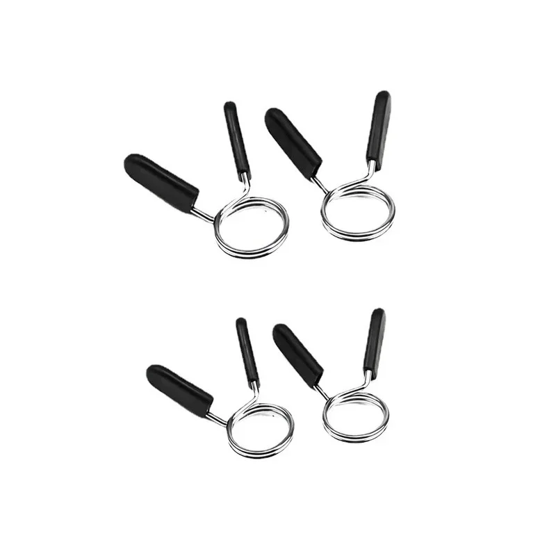 2 Piece 25/28/30 mm Barbell Clamp Spring Collar Clips Gym Weight Dumbbell Lock Standard Lifting Kit Barbell Lock